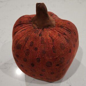 Jennifer Schneeman 1999 Signed Pumpkin